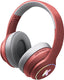 Kidywolf k-ears bluetooth kinderkoptelefoon rood – 85db volume limiet, draadloos opvouwbaar, led