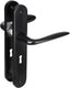 Impresso lake kruk met schild ovaal sl56 schroef alu zwart