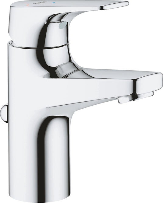 Grohe quickfix start flow wastafelkraan - waterbesparend - met trekwaste - chroom - 23769000