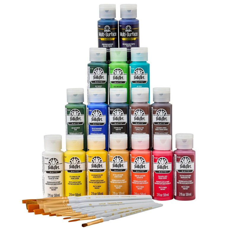 Load image into Gallery viewer, Folkart • art talk with andy jones beginner kit 27pcs

