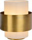 Lucide firmin - tafellamp - ø 20 cm - 1xe27 - mat goud messing