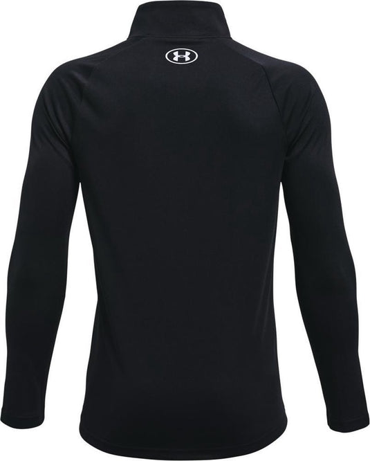 Under armour ua tech 2.0 1 - 2 zip unisex sporttrui - zwart - wit