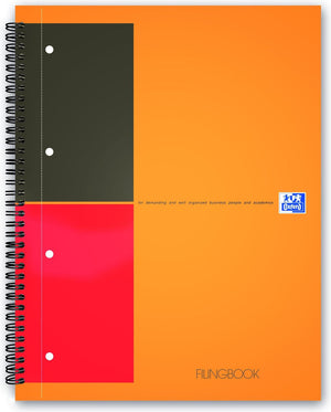 Filingbook a4+ oxford a4+ gelijnd 4-gaats karton