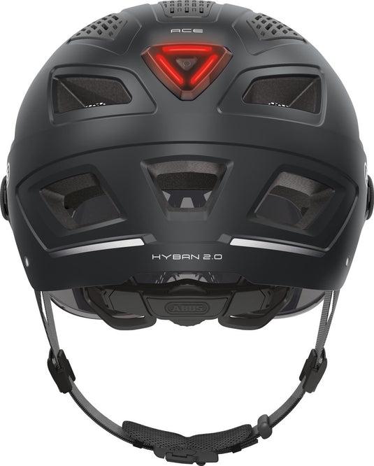 Abus helm Hyban 2.0 ACE velvet Zwart XL 58-63cm