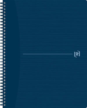 Oxford origins - duurzaam notitieboek - a4+ - geruit - 5mm - 70 vel - blauw