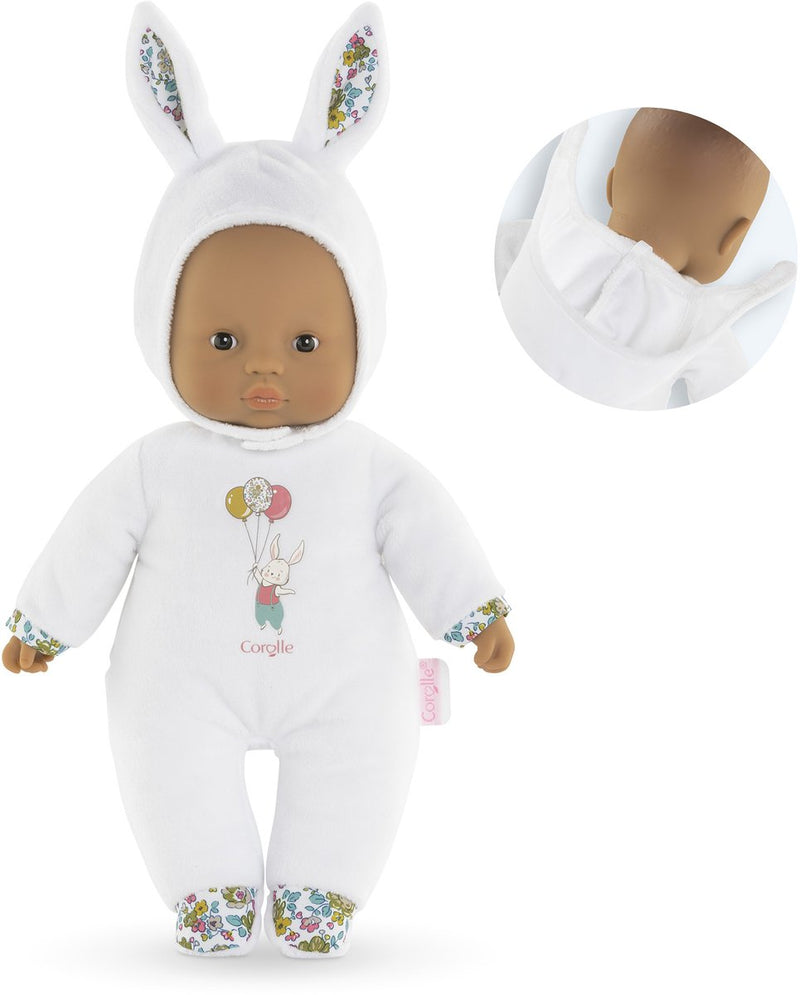 Afbeelding laden in galerijviewer, Corolle mon doudou sweet heart babypop - konijn wit, 30cm

