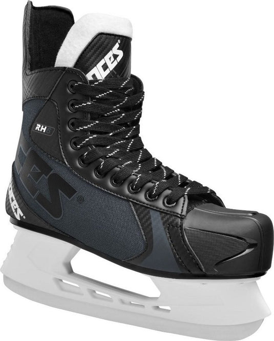 Roces – rh 6 – ijshockeyschaatsen – schaatsen heren – zwart wit – high support enkelcup comfortvoering – maat eu 44