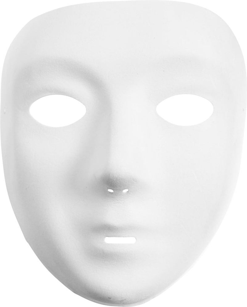 Afbeelding laden in galerijviewer, Creativ company masker wit kunststof velour
