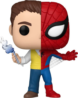 Funko pop split: marvel - peter parker spider-man pop #1432
