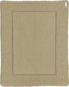 Meyco baby romantic flower boxkleed - taupe - 77x97cm