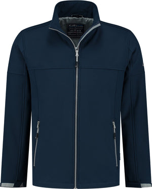 Kjelvik softshell jas odense blauw