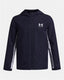 Under armour ua b rival wvn jacket-blu jongens sportshirt - midnight navy - wit