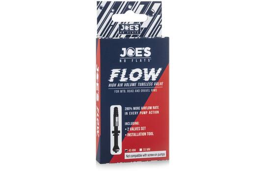 Chargez l'image dans la visionneuse de la galerie, Joes joe's no flats - tubeless ventiel flow high air volume 45mm 2 stuks
