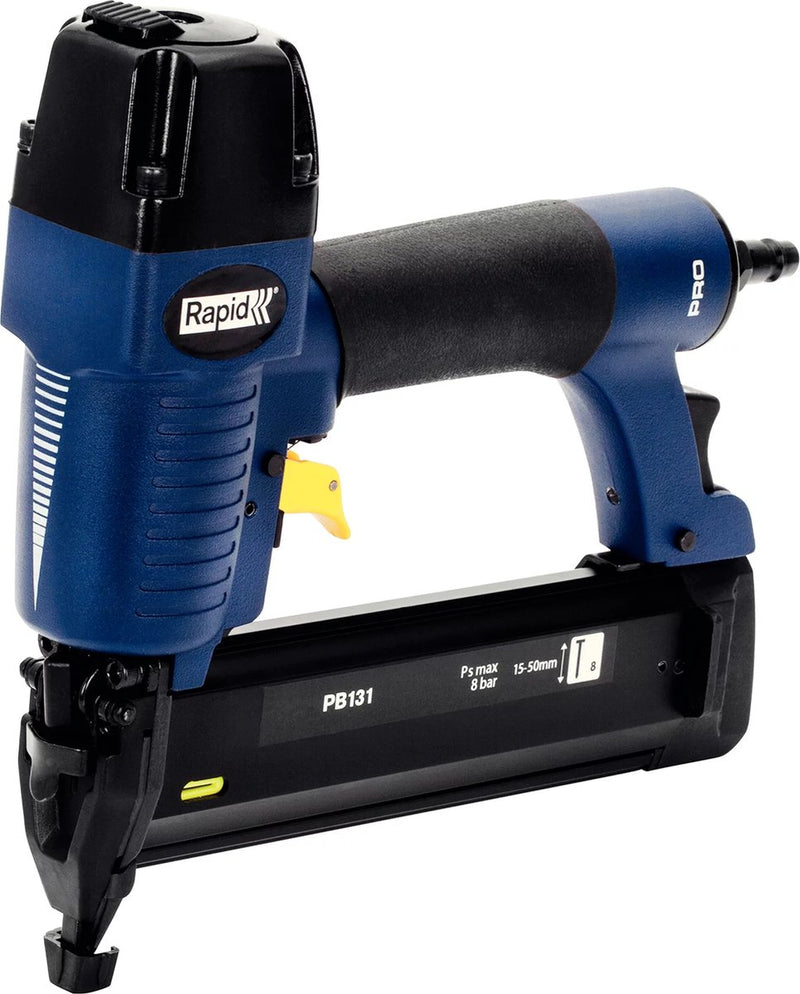 Chargez l'image dans la visionneuse de la galerie, Rapid professionele pneumatische tacker - magnesium behuizing - 360° luchtuitlaat - regelbare inslagdiepte - blauw geel
