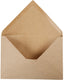Creativ company gerecyclede enveloppen 11,5x16 cm naturel 50 stuks