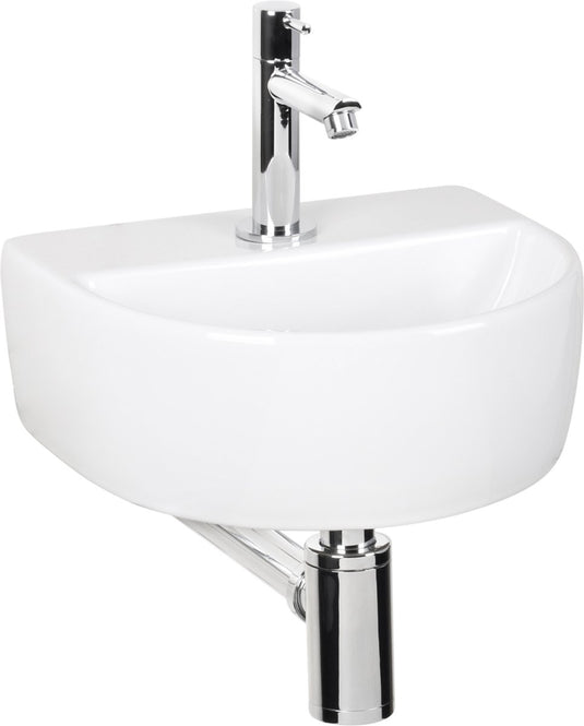 Differnz demi fonteinset inclusief kraan, wit