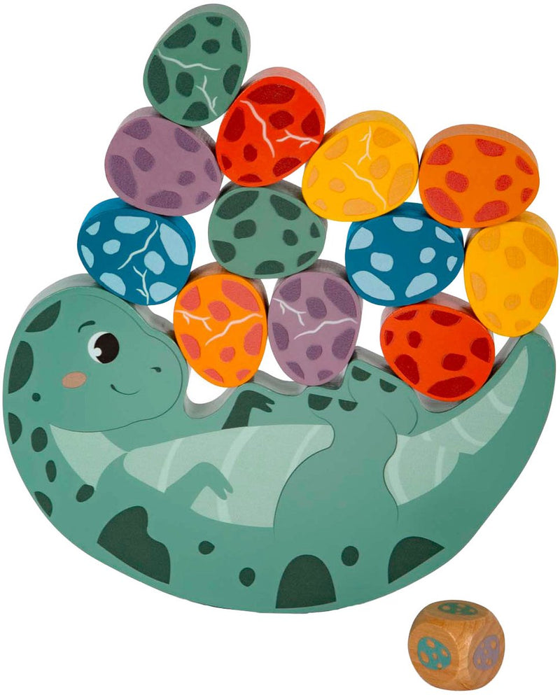 Afbeelding laden in galerijviewer, Small foot - houten balansspel dino, 14dlg.
