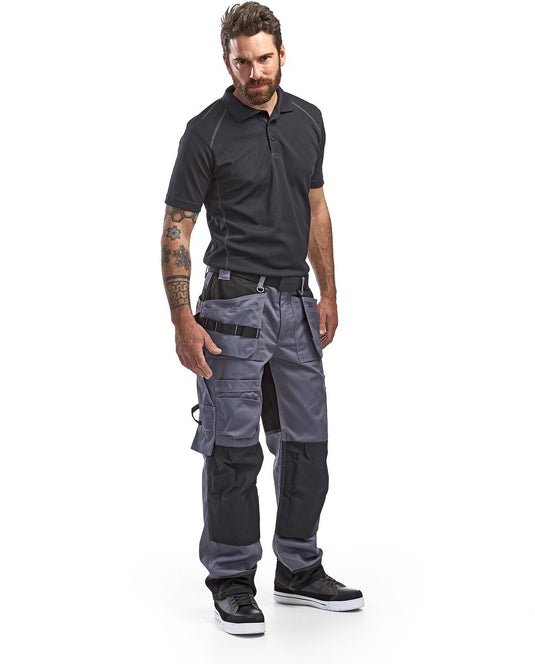 Blåkläder blaklader werkbroek 1504-1860 - grijs zwart - c52