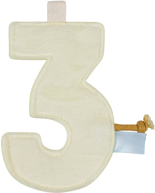 Little dutch slinger element - cijfer 3 - ecru
