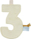 Little dutch slinger element - cijfer 3 - ecru