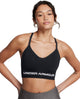 Under armour vanish seamless low bra dames sportbeha - zwart