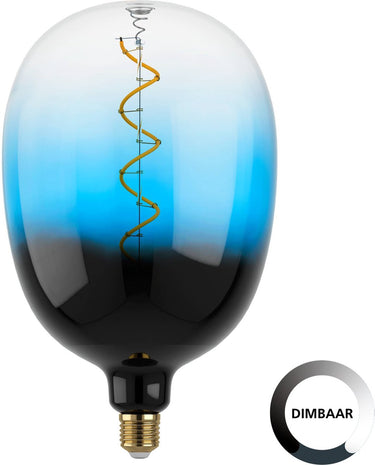 Eglo led lamp - e27 - ø 18 cm - t180 - blauw - 2000k - dimbaar