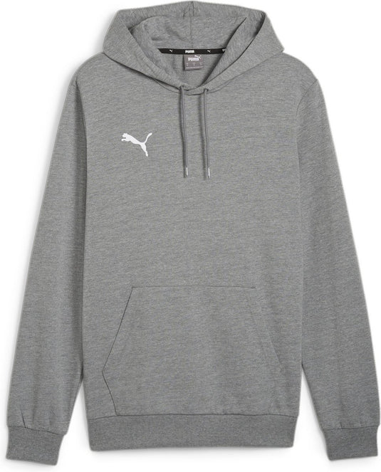 Puma teamgoal casuals hoody heren sporttrui - medium gray heather- white