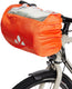 Vaude bike handle bar bag regenhoes oranje jongen