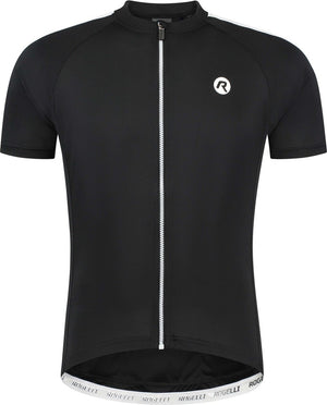 Rogelli explore fietsshirt heren - korte mouwen - zwart wit - 3xl