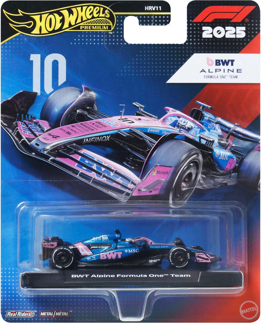 Hot wheels premium bwt alpine formula one team (