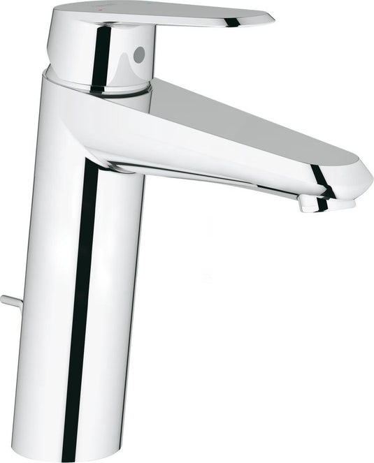 Grohe eurodisc cosmopolitan wastafelkraan - medium uitloop - met trek-waste - chroom