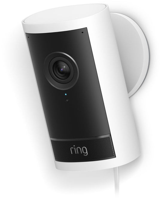 Ring buitencamera pro met stekkeradapter (nieuwste generatie) - wit - 4k video