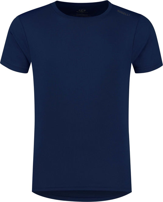 Rogelli promo hardloopshirt heren - korte mouwen - donkerblauw - m