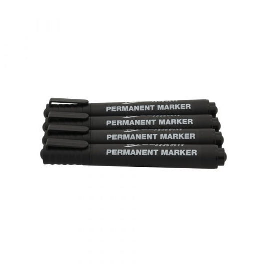 Set van 4 zwarte stiften