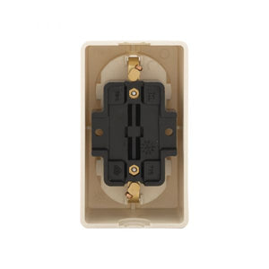 Ac stopcontt 2-voudig + ra opbouw