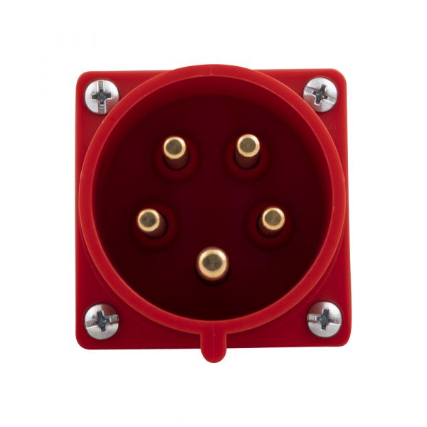 Load image into Gallery viewer, Gp cee 5p 32a 400v opb wcd rood met pennen - 6315177
