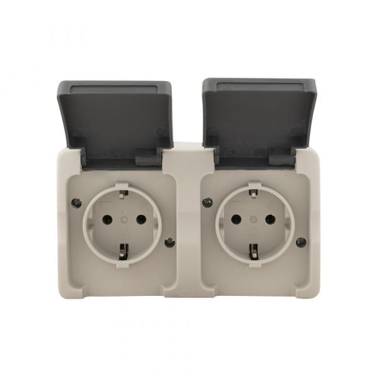 Ac stopcontt 2 x waterdicht
