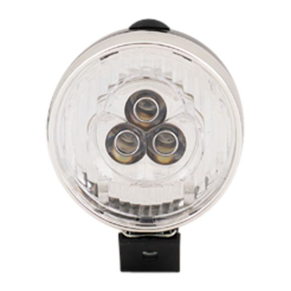Load image into Gallery viewer, Koplamp chrome zwart led fiets

