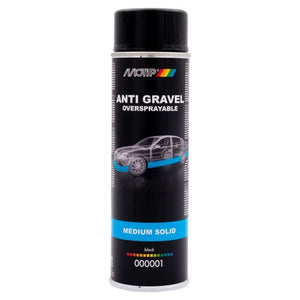 Motip anti steenslag in 500ml spuitbus zwart