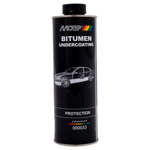 Motip bitumen underbodycoating zwart - 1.000ml onderschroefbus