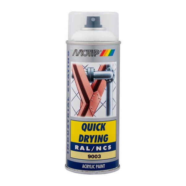 Cargue la imagen en el visor de la galería, Motip industrial ral9003 400ml.
