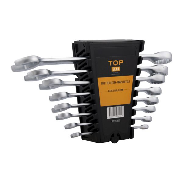Load image into Gallery viewer, Topgear 8 x steek-ringsleutels matt finish
