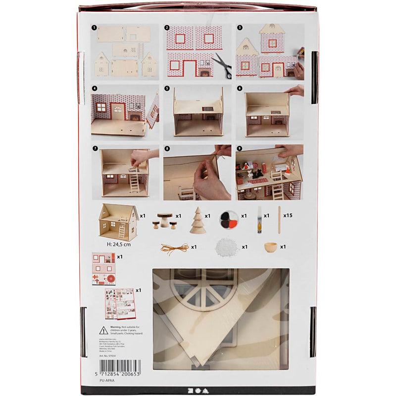 Load image into Gallery viewer, Creativ company hobbyset huis van de kerstman
