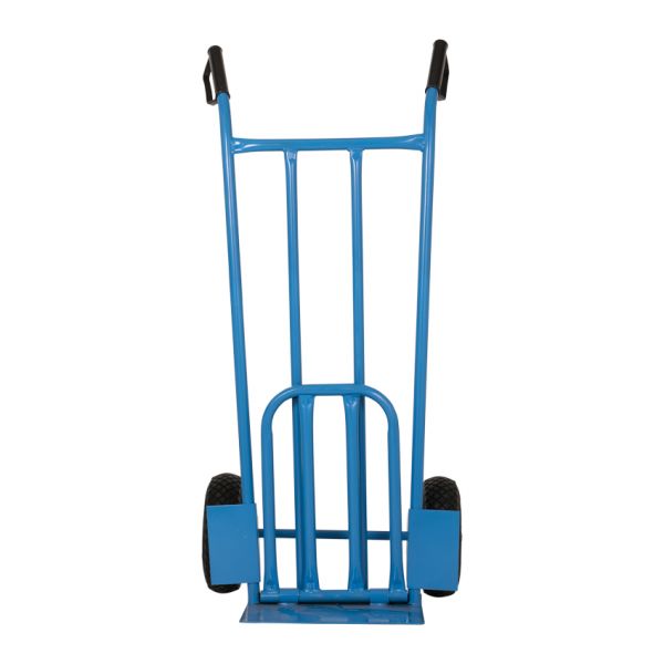 ギャラリービューアに画像をロードする, Mm steekwagen blauw + klep 200 kg.
