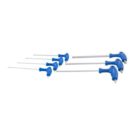 Topgear inbussl. 7 dlg. t-handle blister
