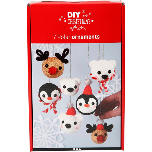 Foam clay hobbyset kersthangers boetseren