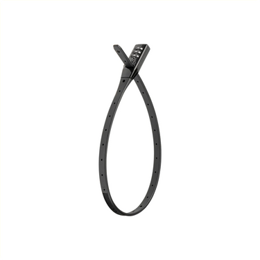 Axa zipper slot 53cm 10mm - zwart