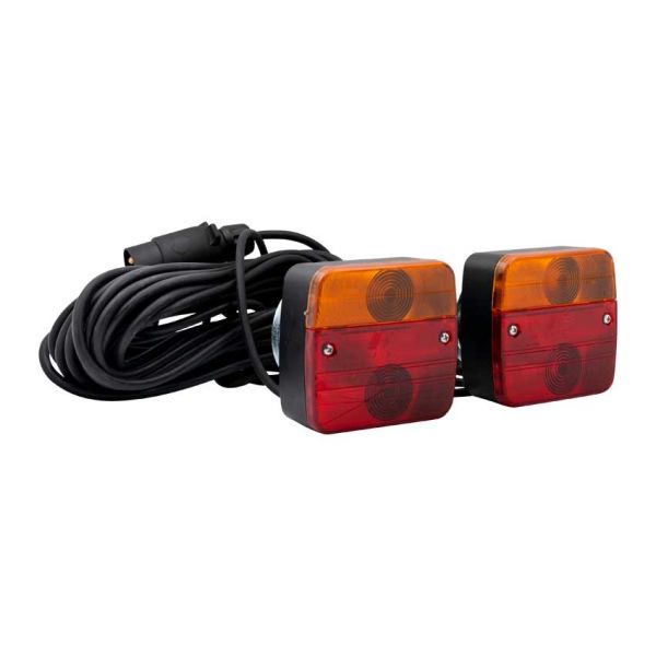 Load image into Gallery viewer, Trailergear verlichtingsset 7,5m 7-polig+ magneet
