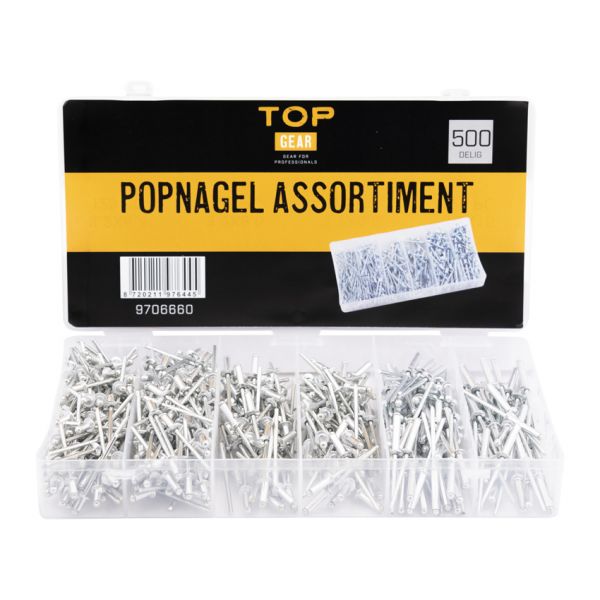Load image into Gallery viewer, Topgear popnagel assortiment 500-delig
