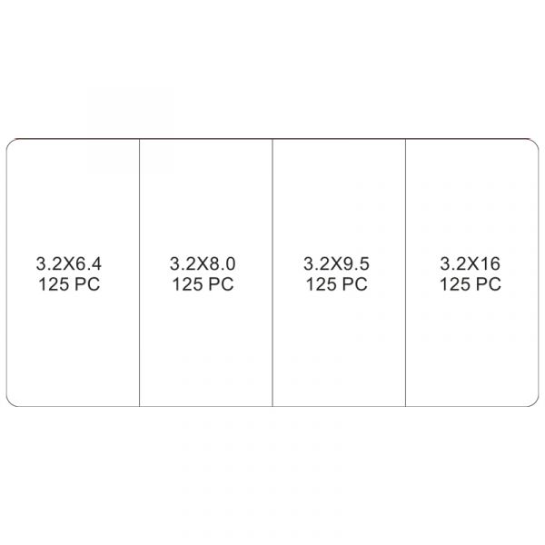 Load image into Gallery viewer, Topgear popnagel assortiment 500-delig

